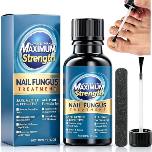 Extra Strong Fungal Nail Treatment Nail Repair for Toe & Finger Nails, 30ml | Supports Natural Nail Repair, Strengthens Damaged & Discoloured Nails, Revitalises Appearance for Healthier Looking Nails