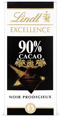 Lindt Schokolade | EXCELLENCE Tafel Mild 90% | 100g | milde Zartbitter-Schokolade mit intensivem Kakao-Geschmack | vegane Schokoladen-Tafel