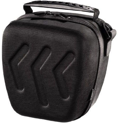 Hama Hardcase Kameratasche für eine kompakte Systemkamera/Spiegelreflexkamera, Hardcase Arrow 110 Colt, Schwarz