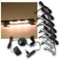 world-trading-net - LED Glasbodenbeleuchtung Clip-3D im 2er Set, Leuchtfarbe warmweiß, inklusive Netzteil