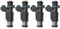 Bisenya 4pcs injecteur de carburant 1984.E0 1984E0 Compatible avec 1.4 Berlingo C2 C3 S-A-><-O Xsara 1007 206 306 307 Partner 0280156357 348001 01F002A FI1042