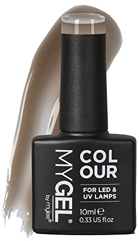 Mylee Gel Nail Polish 10ml [Birthday Suit] UV/LED Soak-Off Nail Art Manicure Pedicure for Professional, Salon & Home Use [Sheer Nudes Range] - Long Lasting & Easy to Apply