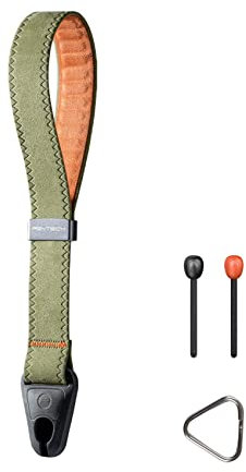 PGYTECH Kamera-Handschlaufe Verstellbar Schnellverschluss Kameragurte für Fotografen DSLR/SLR Kamera Handschlaufen für Sony/Nikon/Fuji/Canon, Grasgrün