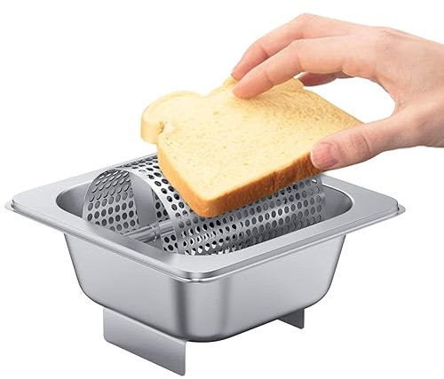 Rouleau à beurre, rouleau à beurre manuel, rouleau à beurre pour poêle à frire, rouleau à beurre en acier inoxydable, rouleau à beurre, conception de rouleau perforé amovible, facile à nettoyer