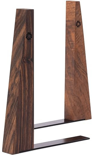 TILISMA - Serré Livre en Bois Faits à la Main - Calle Livre décoratifs pour étagères - Serré Livres Robustes pour Les Livres Lourds - Noyer