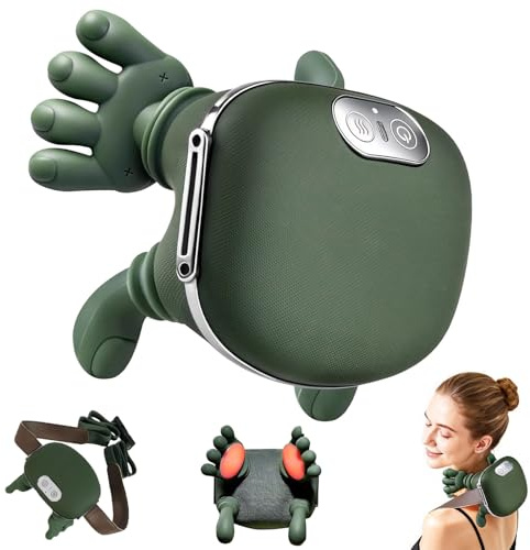 Neck Massager with Heat, Shiatsu Back and Shoulder Massager for Pain Relief