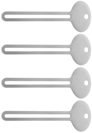 Zerodeko Spremitubo Manuale in Metallo per Pittura, Set 4 Pezzi Rullo Ovalato, Strumento per Tubi di Pigmenti Acrilici, Acquerelli e Oli, Compatto per Artisti e Uso in Esterni
