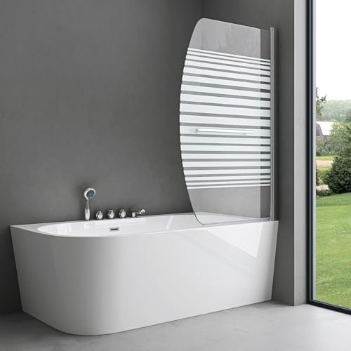 Shower Enclosure for Bath Tub / Bathtub CORTONA112s Glass with Nano Coating
