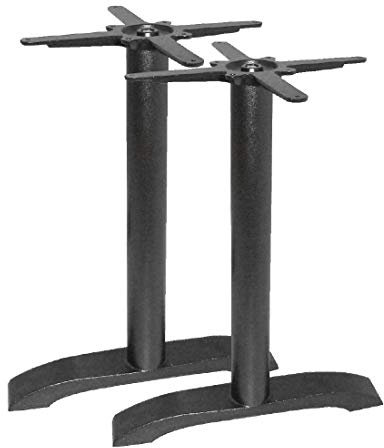 Bolero Cast Iron Twin Leg Table Cafe Bar Terrace Patio Garden Indoor Outdoor Furniture Base Cast Iron. 720(H) x 740(W) mm. Standard height.