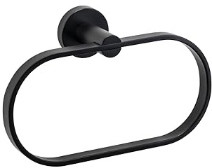 Croydex QM541521 Towel Ring, Black, One Size