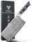 SANMUZUO Chinesisches Kochmesser 18 cm Profi Küchenmesser Damastmesser, Xuan Serie, VG10 Damaskus Stahl Küchenmesser mit Harz Griff(Sternenschwarz)