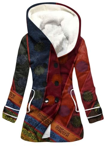 SCBFDI Plumiferos Mujer Sudaderas Mujer Cremallera Sudaderas con Cremallera Mujer Mujer Sudadera Sudadera Peluche Mujer Chaqueta de Gimnasio con Cremallera para Mujer Abrigo Negro Rojo 2Xl
