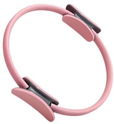 Perfeclan Aro de Pilates Aro de Pilates Inicio Accesorios de Pilates Aro de Yoga de Resistencia Aro de Ejercicio Flexible para la Parte Interna del Muslo Anillo, Rosa
