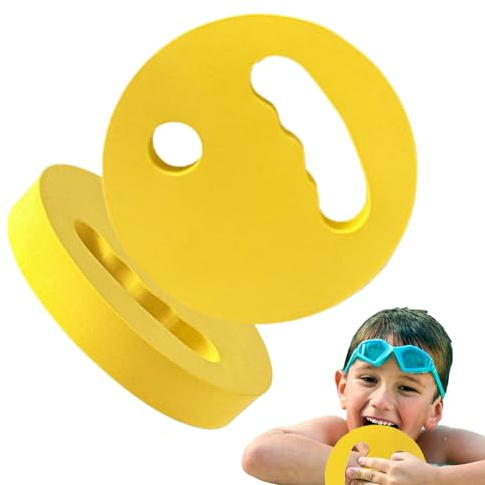 Wasser-Aerobic-Scheiben, 2 x Eva-Schwimmscheiben, schwimmend, Aerobic-Fitness-Scheibe, Pool-Trainingshilfe mit ergonomischem Griff für Teenager, Damen, Herren, Jugendliche, Anfänger