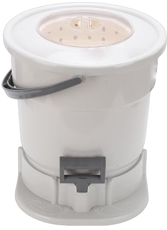 Luocute Essiccatore Manuale per Indumenti, Asciugatrice Centrifuga Portatile con Coulisse in Nylon e Copertura Trasparente per Dormitori e Campeggi per
