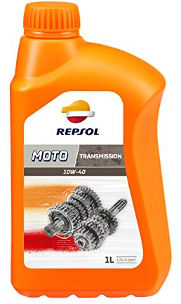 REPSOL Moto Transmisiones 10W-40 Aceite Para Moto, 1L