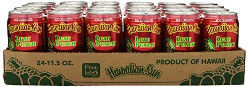 Hawaiian Sun Drink, Luau Punch, 11.5-Ounce (Pack of 24)
