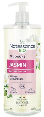 Natessance gel douche envoûtant Jasmin bio 1L