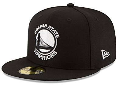 New Era Golden State Warriors NBA Black White 59fifty Fitted Cap Limited Edition