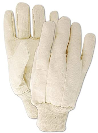 MAGID MultiMaster Lightweight Clute Cut Cotton Canvas Chore Gloves, 12 Pairs, T83C