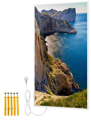 Bringer Imagen Calefacción por infrarrojos con marco – Calentador de imagen – 60 x 100 x 1,8 cm – Mallorca, España