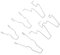 Clip a Molla di Ritegno della Lampadina, 5ZHSFULLKIT 6PCS Faro Anteriore in Acciaio Faro Anabbagliante Lampada Frontale Morsetto a Molla di Ritegno della Lampadina per H1/H3/H4/H7