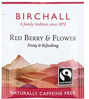 Birchall Tea - Red Berry And Flower Tea - 6 Boxes Of 25 Enveloped Plant-Based Tea Bags - Bold and Soothing Tea Bags - Robust, Flavorful, and Perfectly Balanced to Start Your Day