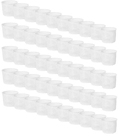 50 x Moldes para Queso 5,5x5 cm – Producción de Mini Quesos en Pequeñas Queserías, Para Queso Fresco