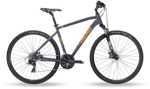 HEAD Unisex – Adultos I-Peak 1.0 Crossbike Mate Gris Naranja 50