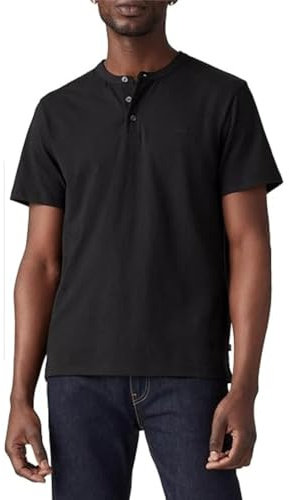 Levi's Levis A8602-0001 - Top da Uomo, Mineral Black, XL