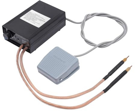 Poste à souder par points 8000 W - Machine à souder Weldinger - Avec interrupteur à pédale et affichage numérique pour un soudage précis des tôles de nickel et des batteries de téléphone portable