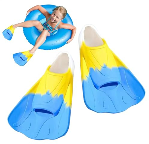Fins Kinderflossen für Kinder | Trainingsflossen zum Schnorcheln Schwimmflossen | Schnorchelausrüstung und Tauchflossen | Trainingsgerät zum Schwimmen für Aktivitäten
