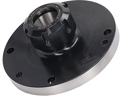 KIMISS Portabrocas de Torno con 7 Orificios para Fresadora CNC: 4,92 Pulgadas de Diámetro, 1,97 Pulgadas de, Herramienta de Ingeniería de Precisión