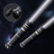 Lightsaber for Kids - 2 Pack Light Sabres with 7 Colours and Motion Sensitive FX Sounds - 2-in-1 Extendable Light Saber Set for Halloween Fancy Dress