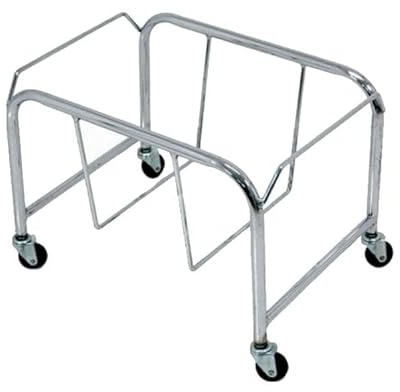 Retail Shop SUPERMARKETS 5 Tier Stacking Metal Baskets (BASKET STACKER WITH WHEELS)