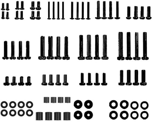 Universal TV Mounting Hardware Kit, 88Pcs TV Screws Set, M4, M5, M6, M8 Bolts & Spacers for TVs Wall Bracket Mount & Monitor Stand Installation Fit Most TVs up to 100 inch