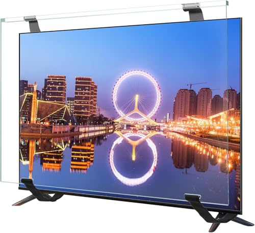 Fohil 55 Inch TV Screen Protector, HD Clear Acrylic Protective TV Display Protector