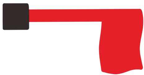 Red Flag for Mailbox - Acrylic Accessories and Spare Parts for Mailboxes, Outdoor Box for Wall Mounting Alarms Post Farm House