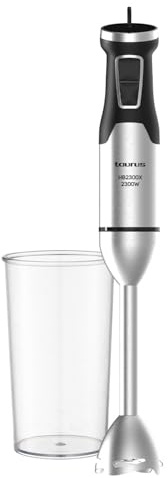 Taurus – Batidora de mano HB2300X | 2300 W | 4 Cuchillas Inox | Regulador de velocidad | Función Turbo | Diseño antisalpicaduras | Accesorio: vaso medidor 1 L