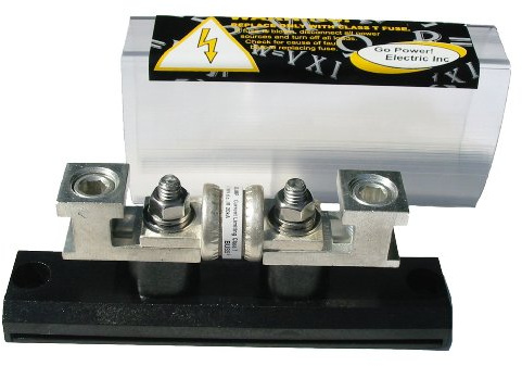 Go Power! FBL-400 Class T 400 Amp Fuse with Block , black