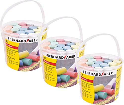 Eberhard Faber Straßenmalkreide (3 x 20er Eimer)