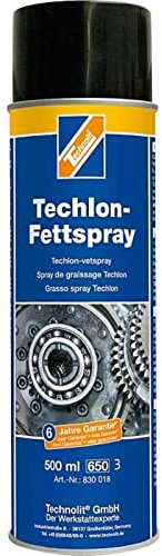 TECHNOLIT Techlon-Fettspray 500 ml, Schmierfett, Haftfett, Druckfett, Sprühfett, Schmiermittel, Zahnradfett, Kettenfett