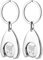 DSLSQD 2 Pieces Portable Shopping Trolley Tokens Keyring Stainless Steel Quarter Holder Keychain Mini Aluminum Alloy Key Ring Unlock Release Key for Grocery Shopping Cart (A)
