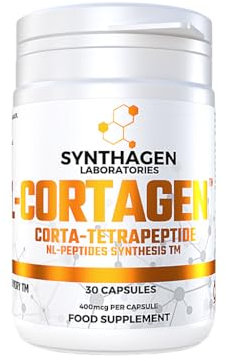 SYNTHAGEN LABORATORIES - NL-CORTAGEN - CORTA-TETRAPEPTIDE - Pour Améliorer l'État du Cerveau et les Processus Réparateurs - Pour la Mémoire et la Réduction du Stress - Peptides Neuroprotecteurs