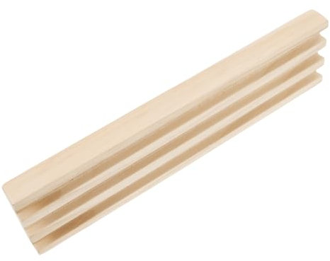 BESTonZON Domino-Stand Multifunktionale Domino-basen Desktop-Domino-basen Desktop-Domino-Racks Ausstellungsständer Aus Holz Domino-Halter Domino-ständer Holzständer DIY Zubehör Kiefernholz