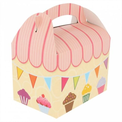 DOT Horeca Solutions 50 PEZZI Scatola Happy Meal Box tema PARTY per feste menù bambini party compleanni picnic porta cibo vari colori e fantasie