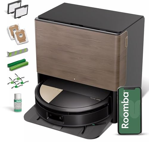 iRobot Roomba Max 705 Combo Robot Vacuum & Mop + AutoWash Dock – Extending Cleaning Roller Mop, Retractable Cover, Dual Brushes, Self-Empties, Heat-Washes & Dries, Avoids Obstacles, LiDAR
