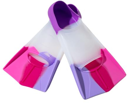 Palmes Ajustables Légères en Silicone pour La Plongée Fitness Et L'entraînement | Toutes Saisons pour Adultes Enfants Hommes Et Femmes | Tailles 30-47 EU (Purple,XL(45-47 EU))