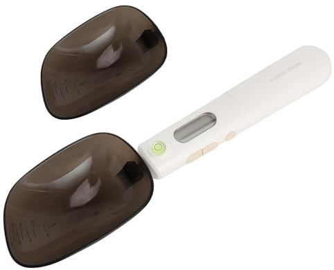 Bilancia Digitale a Cucchiaio, Cucchiaio Dosatore Elettronico 500g/0,1 g USB-C Ricaricabile, 2 Teste Rimovibili LED Tara Hold con Scala per Caffè Spezie Pasticceria Cucina Alimenti per livella a bolla