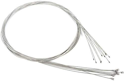 Cable Frein, 10 Stück Fahrrad Bremszug Bremskabel Bowdenzug Bautenzug Fahrrad Schaltung für Fahrrad MTB Rennrad (2m)